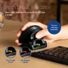 Rato ergonómico R-Go Tools R-Go Twister, com software de pausas, rato ambidextro para ambas as mãos, dobrável, Bluetooth e com fios