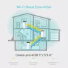 Sistema de Wi-Fi Mesh para toda a casa TP-Link AC1200, pack de 3
