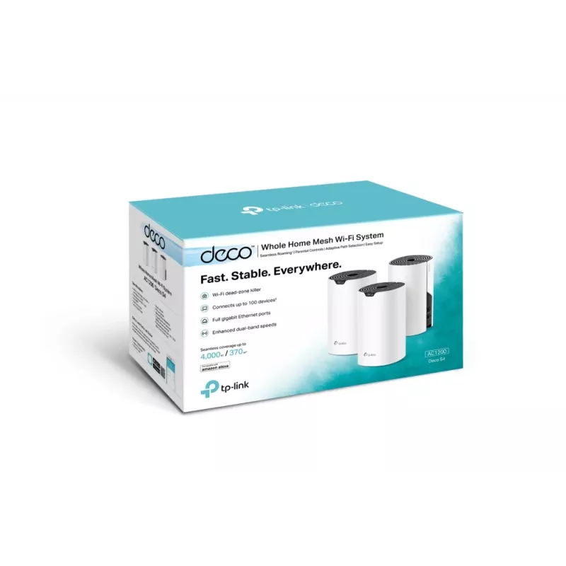 Sistema de Wi-Fi Mesh para toda a casa TP-Link AC1200, pack de 3