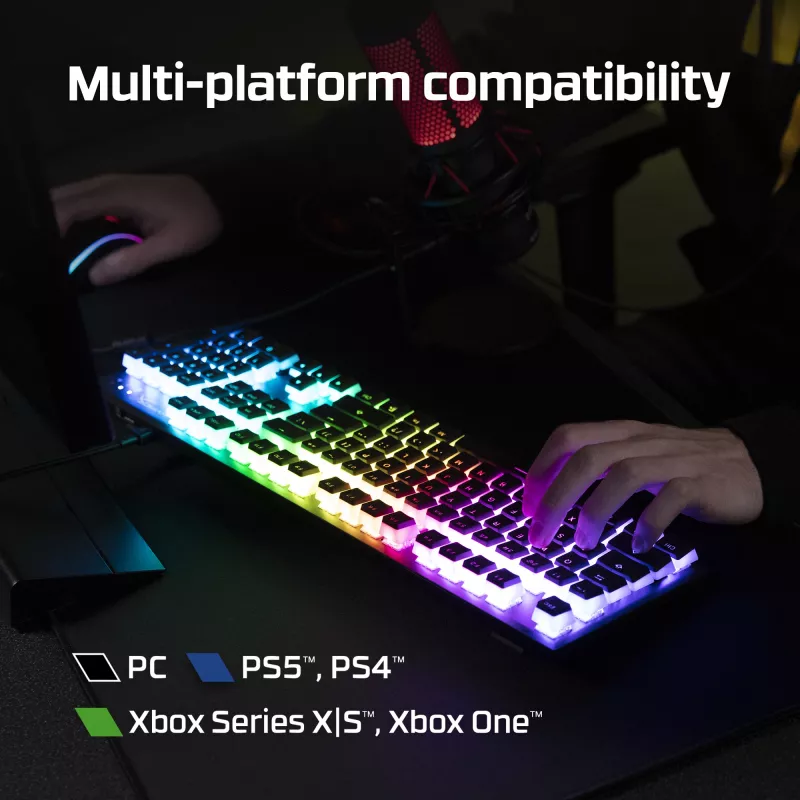 HyperX Alloy Origins Core – Teclado mecânico de gaming – HX Blue (layout US)