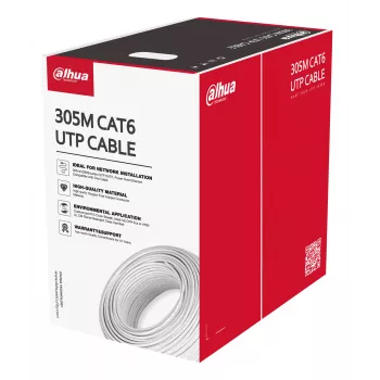 Cabo de rede Dahua Technology PFM920I-6UN-C-V2 branco 305 m Cat6 U/UTP (UTP)