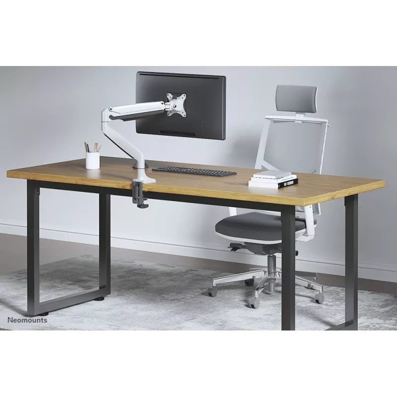 Suporte para monitor Neomounts NM-D750WHITE 25,4-81,3 cm (10-32 polegadas) – mola a gás, fixação à mesa/passagem pela mesa, 9 kg, 25.4 cm (10 polegadas), 81.3 cm (32 polegadas), 100 x 100 mm, branco