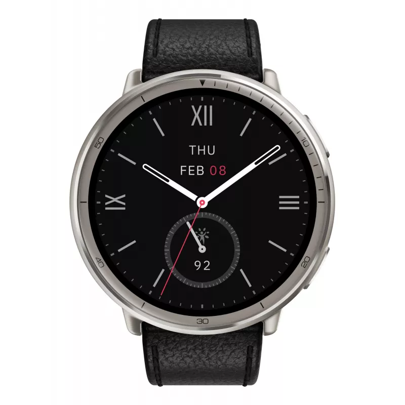 Amazfit W2433EU1N Smartwatch / relógio desportivo 3,35 cm (1,32 polegadas) AMOLED digital 466 x 466 píxeis ecrã tátil prata
