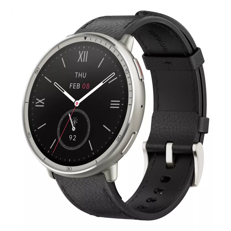 Amazfit W2433EU1N Smartwatch / relógio desportivo 3,35 cm (1,32 polegadas) AMOLED digital 466 x 466 píxeis ecrã tátil prata