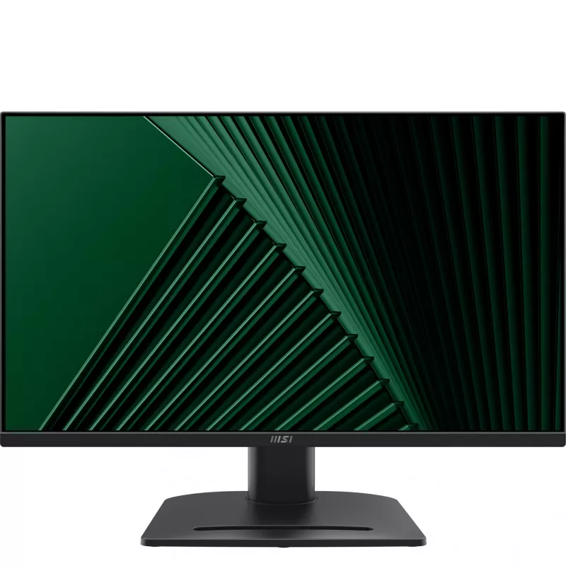 Monitor MSI PRO MP275PG de 27 polegadas, Full HD 1920x1080, IPS, 100 Hz, 1 ms MPRT, HDMI, DisplayPort, D-Sub (VGA), altifalantes 2x 2 W, Adaptive-Sync, inclinação/rotação/altura/pivot, VESA 100x100, TUV, Kensington, preto