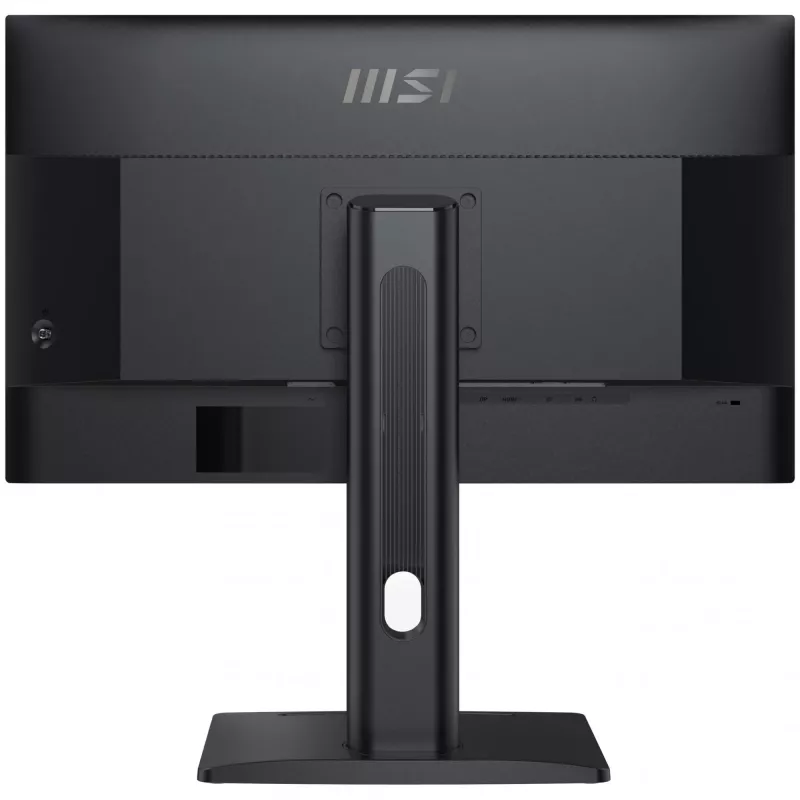 Monitor MSI PRO MP275PG de 27 polegadas, Full HD 1920x1080, IPS, 100 Hz, 1 ms MPRT, HDMI, DisplayPort, D-Sub (VGA), altifalantes 2x 2 W, Adaptive-Sync, inclinação/rotação/altura/pivot, VESA 100x100, TUV, Kensington, preto