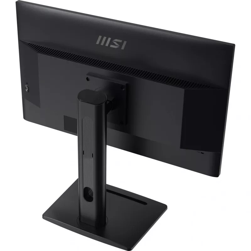 Monitor MSI PRO MP275PG de 27 polegadas, Full HD 1920x1080, IPS, 100 Hz, 1 ms MPRT, HDMI, DisplayPort, D-Sub (VGA), altifalantes 2x 2 W, Adaptive-Sync, inclinação/rotação/altura/pivot, VESA 100x100, TUV, Kensington, preto