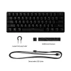 HyperX Alloy Origins 60 – Teclado mecânico de gaming – HX Red (layout US)