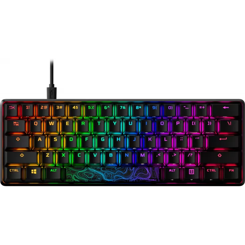 HyperX Alloy Origins 60 – Teclado mecânico de gaming – HX Red (layout US)