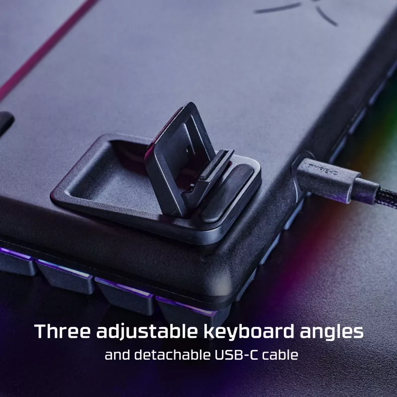 HyperX Alloy Origins 65 – Teclado mecânico de gaming – HX Red (layout US)