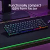 HyperX Alloy Origins 65 – Teclado mecânico de gaming – HX Red (layout US)