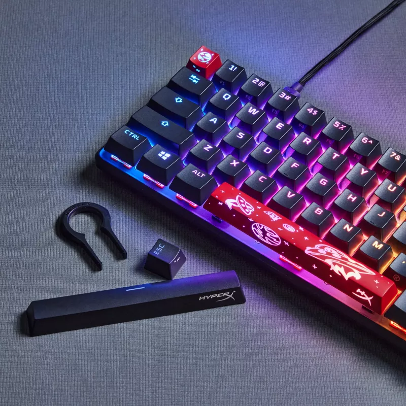 Teclado HyperX Alloy Origins 65 4P5D6AN#UUW, disposição nórdica