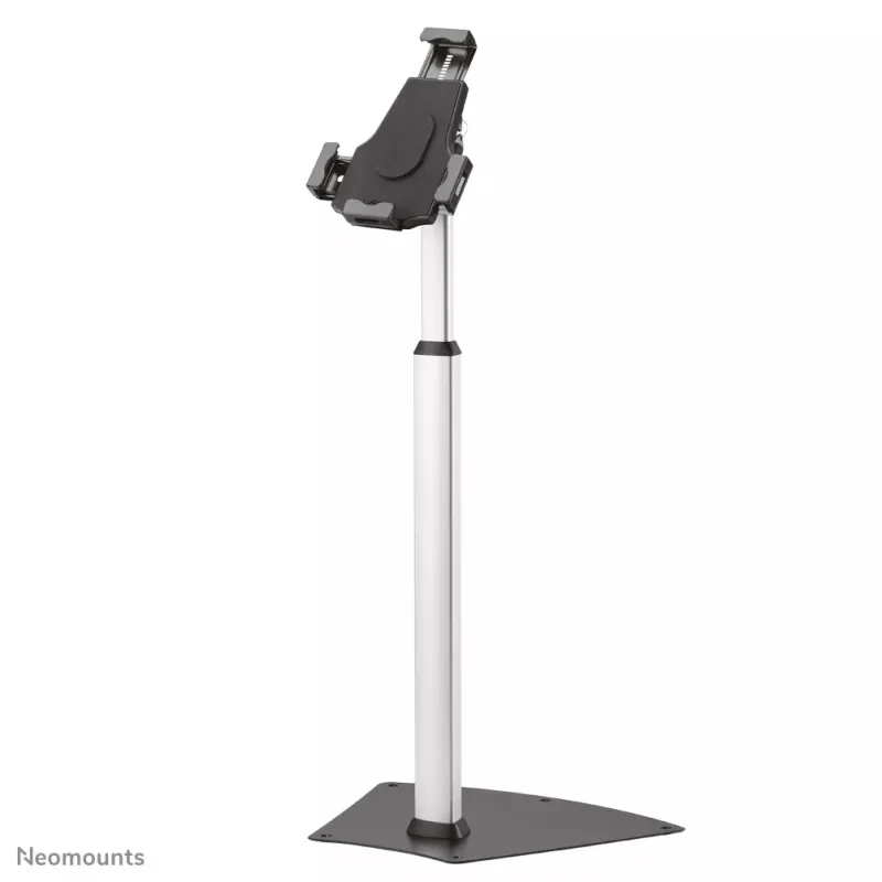 Suporte de chão para tablet Neomounts TABLET-S200SILVER 7,9-10,5 polegadas – com fecho – universal