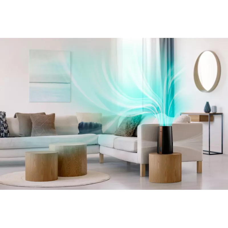 Philips série 3000 HU3918/10 humidificador de impelidor 3 L Preto 25 W