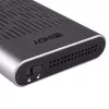 Caixa para SSD M.2 NVMe duplo Lindy USB 3.2 Gen 2x2 com função de clonagem