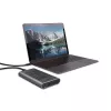Caixa para SSD M.2 NVMe duplo Lindy USB 3.2 Gen 2x2 com função de clonagem