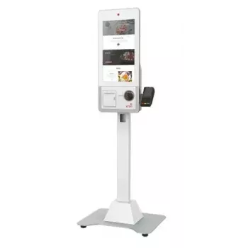 Suporte POS móvel IMIN 1 07 1S 019 — suporte compacto de altura ajustável para terminais de caixa