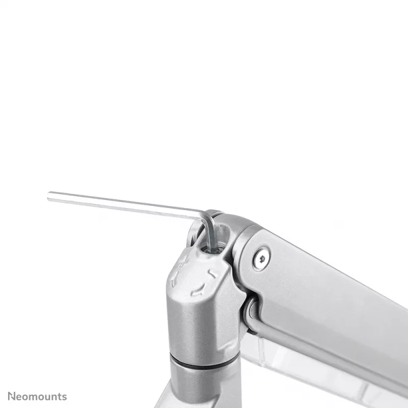 Suporte para monitor Neomounts NM-D775SILVERPLUS 10-49 polegadas - mola a gás - fixação à mesa por cima - bloqueio a 180°