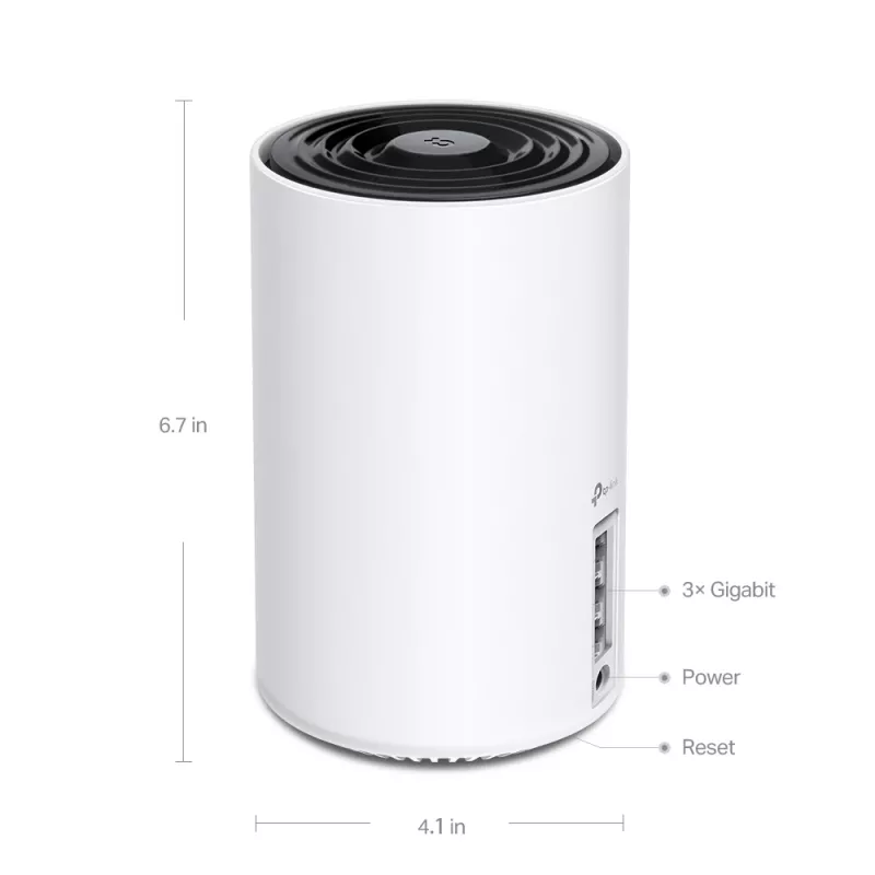 Sistema Mesh Wi-Fi 6E TP-Link AXE5400 Whole Home (Tri-Band)