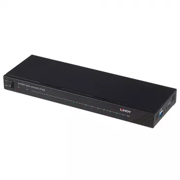 Splitter HDMI 4K60 Lindy 16 portas 16x HDMI 3840x2160 preto