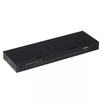 Splitter HDMI 4K60 Lindy 16 portas 16x HDMI 3840x2160 preto