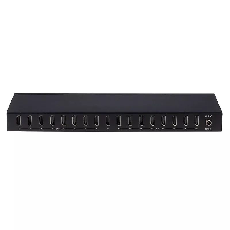 Splitter HDMI 4K60 Lindy 16 portas 16x HDMI 3840x2160 preto