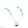 Braço para monitor Neomounts FPMA-D750DWHITE2 10-32 polegadas - mola a gás - fixação à mesa - bloqueio a 180°