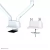 Braço para monitor Neomounts FPMA-D750DWHITE2 10-32 polegadas - mola a gás - fixação à mesa - bloqueio a 180°