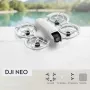 Drone leve DJI Neo 135g com câmara 4K Ultra HD, até 18 minutos de tempo de voo com uma carga, sem comando