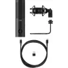 Microfone USB HyperX QuadCast 2 S (preto), microfone de mesa, -8 dB, 20 - 20000 Hz, 1 Ω, com fios, USB