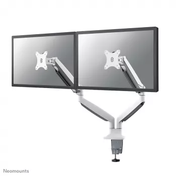 Suporte para monitor Neomounts NM-D750DWHITE 10-32 polegadas - mola a gás, fixação à mesa/passagem pela mesa, 9 kg, 25,4 cm (10 polegadas), 81,3 cm (32 polegadas), 100 x 100 mm, branco