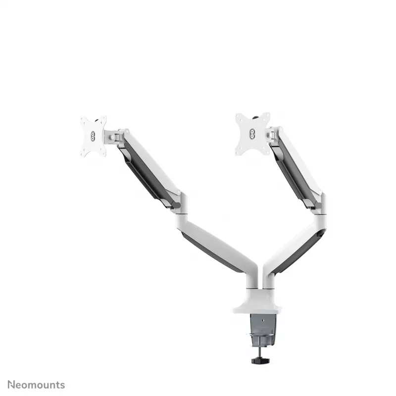 Suporte para monitor Neomounts NM-D750DWHITE 10-32 polegadas - mola a gás, fixação à mesa/passagem pela mesa, 9 kg, 25,4 cm (10 polegadas), 81,3 cm (32 polegadas), 100 x 100 mm, branco