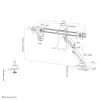 Braço para monitor Neomounts NM-D775DXWHITE 25,4-81,3 cm (10-32