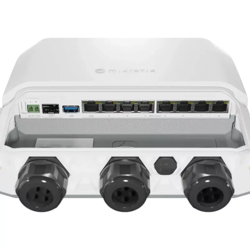 Router com fios MikroTik RB5009UPr+S+OUT