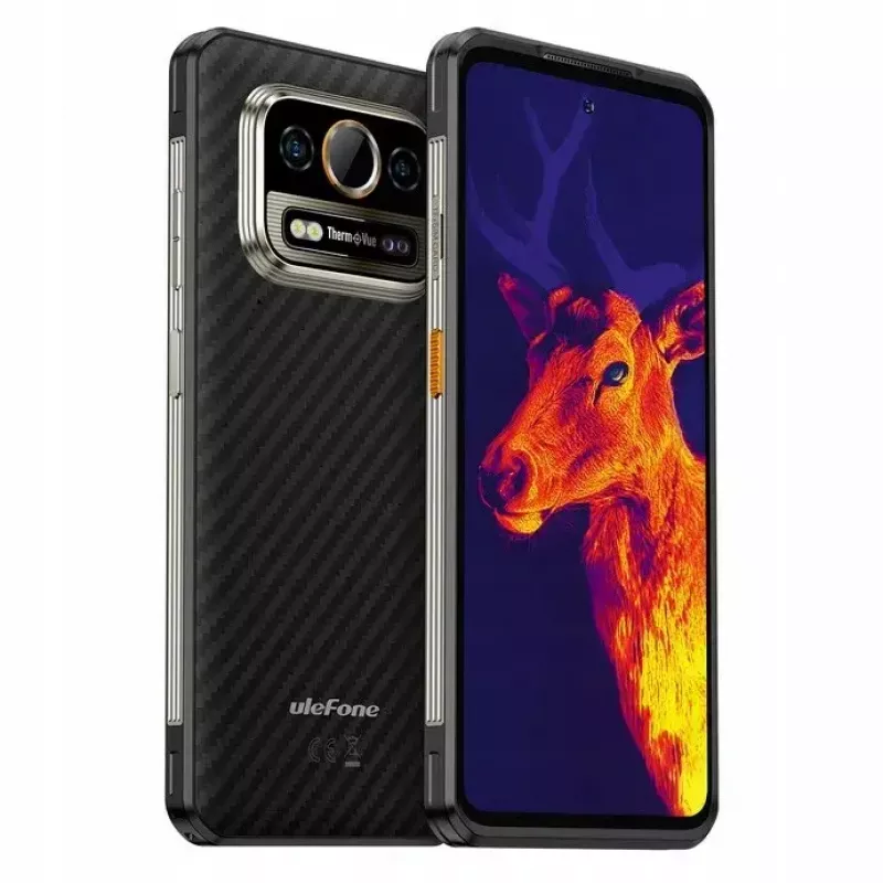 Ulefone Armor 25T smartphone 8GB 256GB, 6,78 polegadas, 4G, Dual SIM, NFC, Android 14, 6500 mAh, 120Hz, Frost Black