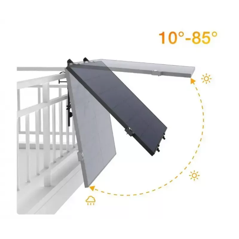 Seguidor solar EcoFlow 5011601001 ângulo ajustável de um eixo para painéis solares