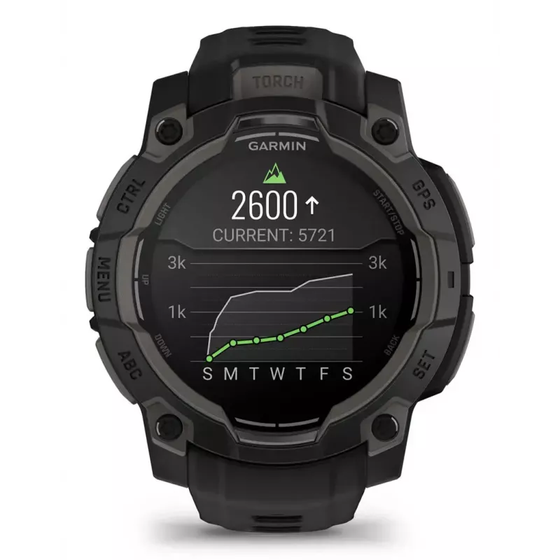 Smartwatch Garmin Instinct 3 AMOLED preto