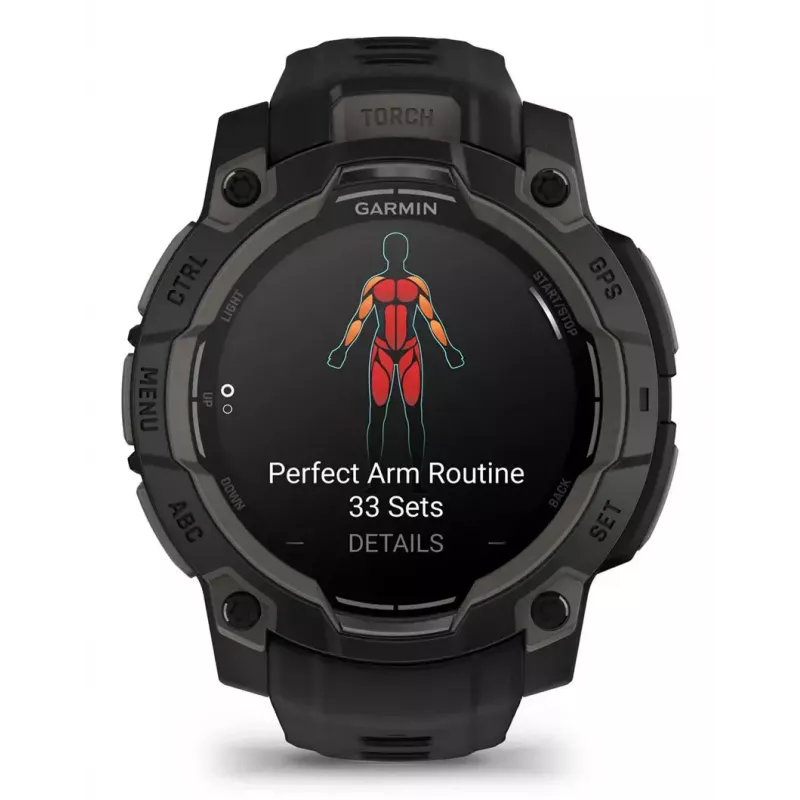 Smartwatch Garmin Instinct 3 AMOLED preto