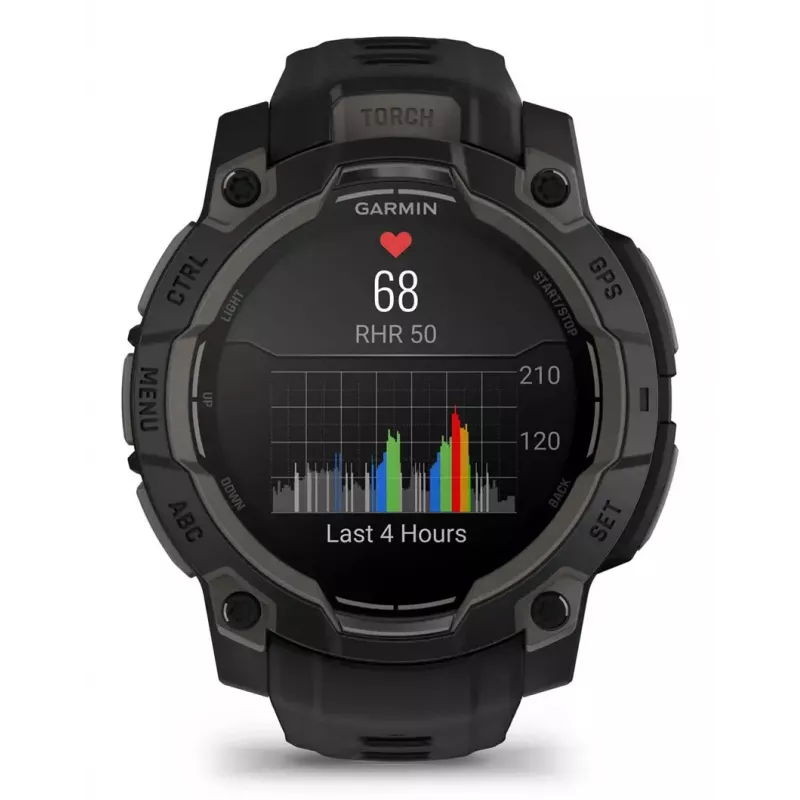 Smartwatch Garmin Instinct 3 AMOLED preto
