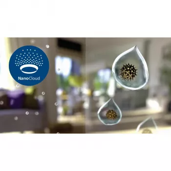 Purificador de ar Philips Série 3000 AC3737 para 131 m², 505 m³/h, 55 dB, 42 W, branco