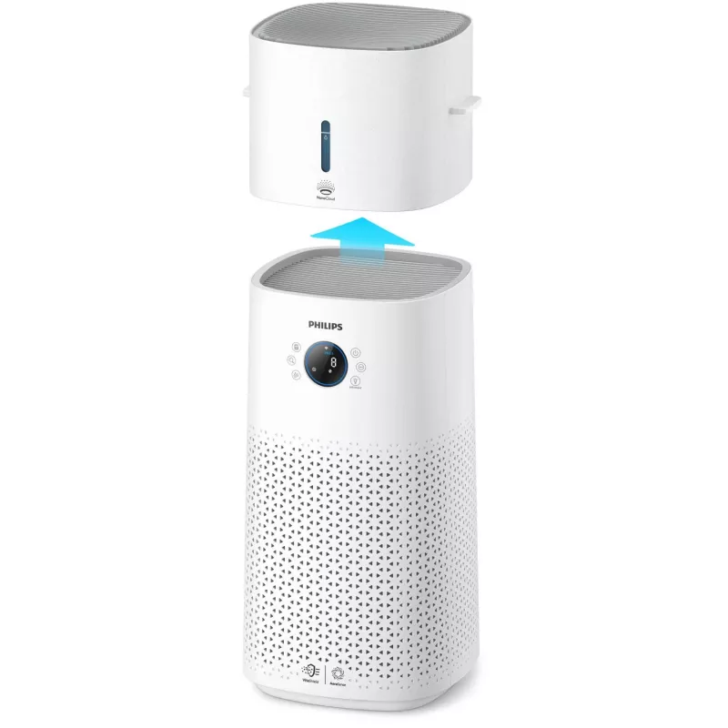 Purificador de ar Philips Série 3000 AC3737 para 131 m², 505 m³/h, 55 dB, 42 W, branco