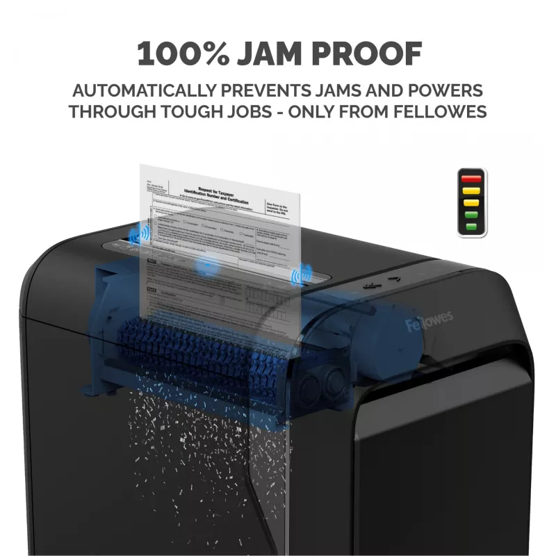 Fellowes Powershred LX221 5050401 destruidora de papel de microcorte, P-5, 20 folhas, 2 x 12 mm, 30 l, 70 dB, preta