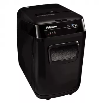 Destruidora de documentos Fellowes AutoMax 200M Micro-Cut Preta