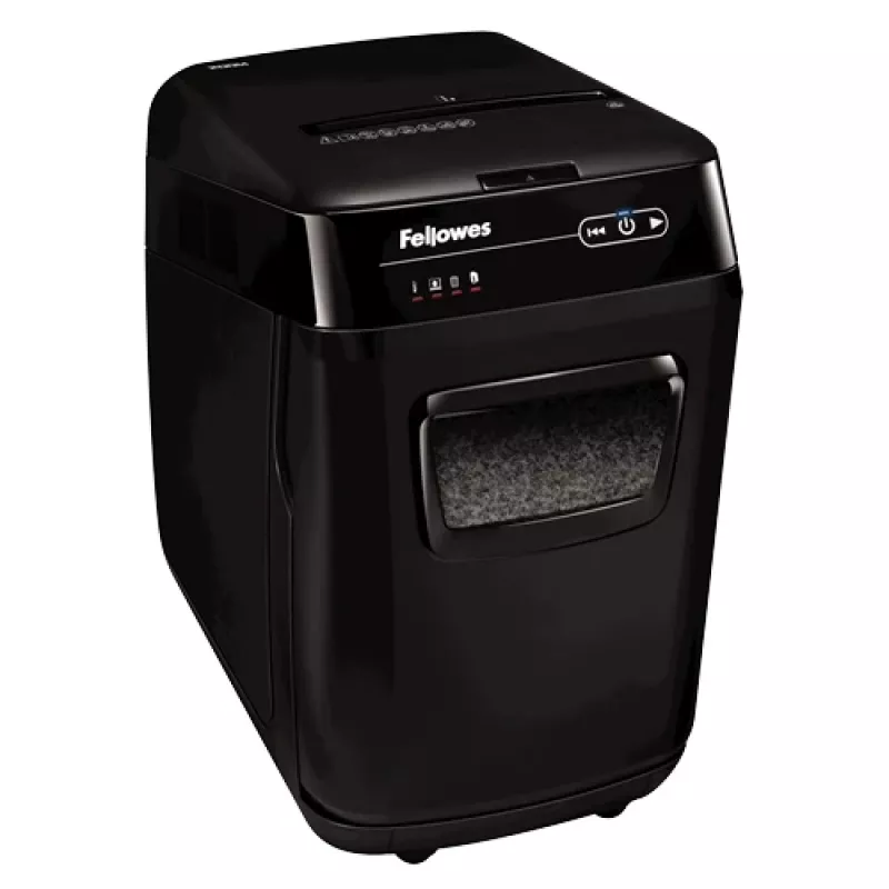 Destruidora de documentos Fellowes AutoMax 200M Micro-Cut Preta