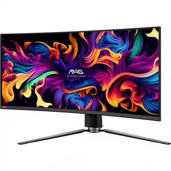 Monitor MSI MAG 341CQP QD-OLED 34 polegadas UltraWide QHD 3440×1440, 21:9, 0,03 ms, hub USB, VESA, altura ajustável