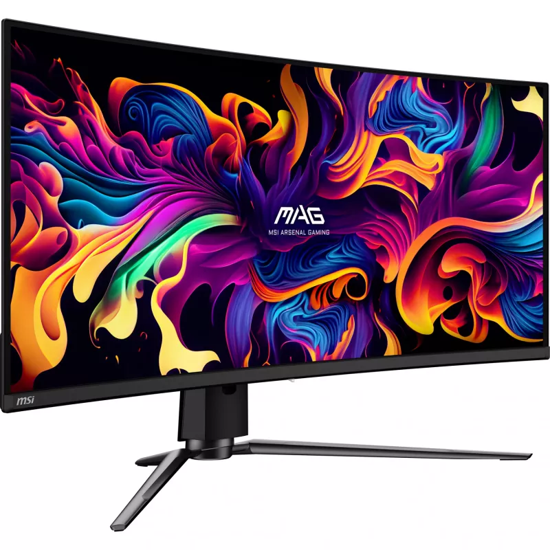 Monitor MSI MAG 341CQP QD-OLED 34 polegadas UltraWide QHD 3440×1440, 21:9, 0,03 ms, hub USB, VESA, altura ajustável