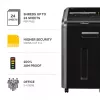 Destruidora de documentos Fellowes 225Ci 24 folhas corte em partículas com recipiente de 60 litros, alto nível de segurança P4