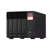 QNAP TS-473A NAS Torre Ryzen Embedded V1500B 8 GB DDR4 0 TB QNAP Turbo System Preto