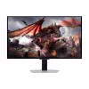 Samsung Odyssey OLED G8 G80SD LS32DG802SUXDU monitor para jogos, 32 polegadas (81,3 cm) OLED, 4K UHD 3840 x 2160, 240 Hz, 0,03 ms, HDR10, 2x HDMI, DisplayPort, hub USB 3.0, altura ajustável, pivot, prateado