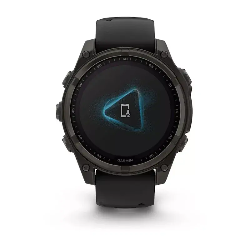 Smartwatch desportivo GARMIN fenix 8 Black – caixa de 51 mm, vidro safira, solar, GPS, 32 GB, 10 ATM, ecrã de 1,3 polegadas